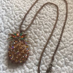 Betsey Johnson Pineapple Necklace